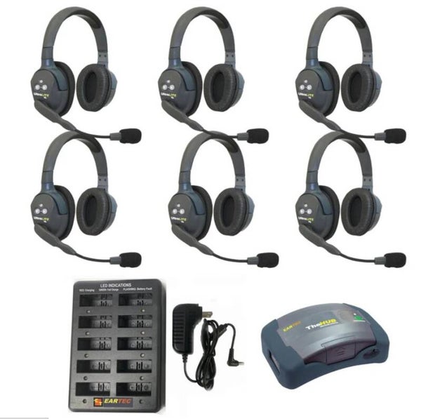 EARTEC 621 FD-HEADSETs w/charger & batteries