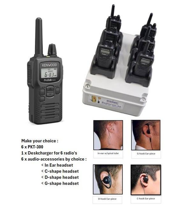 EVENT-KIT 6 x PKT300 & accessories.