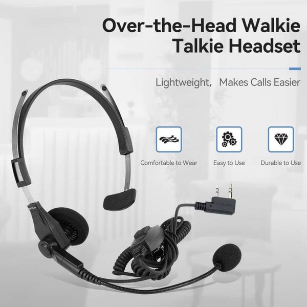 SML11  LIGHTWEIGHT HEADSET KWD-2Pins
