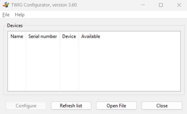 TWIG CONFIGURATOR 3.60