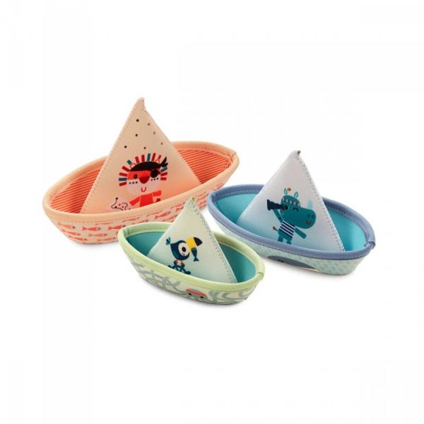 Bateaux flottants pour le bain (x3) - Lilliputiens