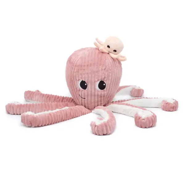 Peluche pieuvre Filou maman et son bébé - Les Ptipotos - Les Déglingos
