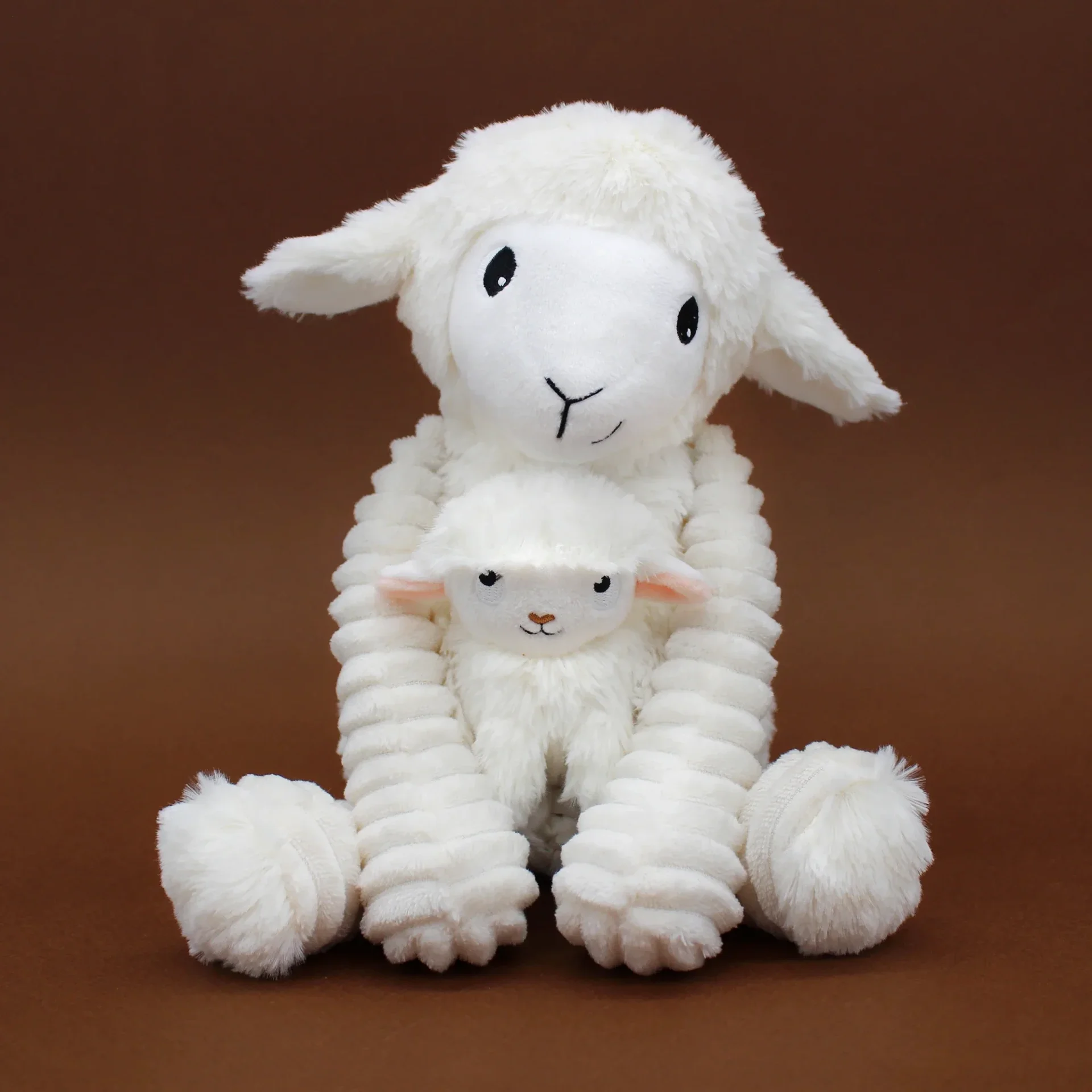 Peluche mouton Olou maman et son bébé - Les Ptipotos - Les Déglingos