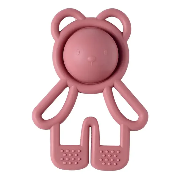 Anneau Dentition ours Pop-it Silicone - Nattou