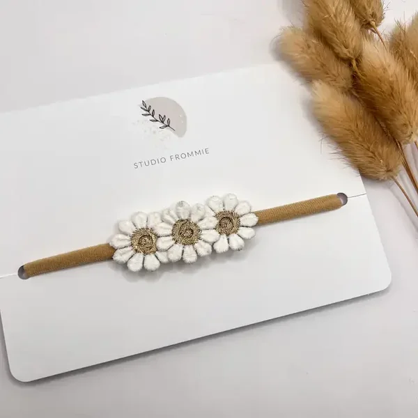 Bandeau Daisy doré - Studio Frommie