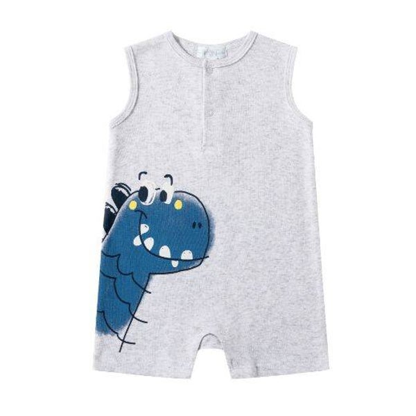 Combinaison bleu Dino pour bébé garçon