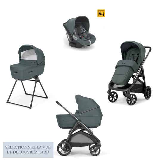 Pack Complet de la Poussette Inglesina Aptica avec Siège Darwin ou Darwin Recline - Inglesina