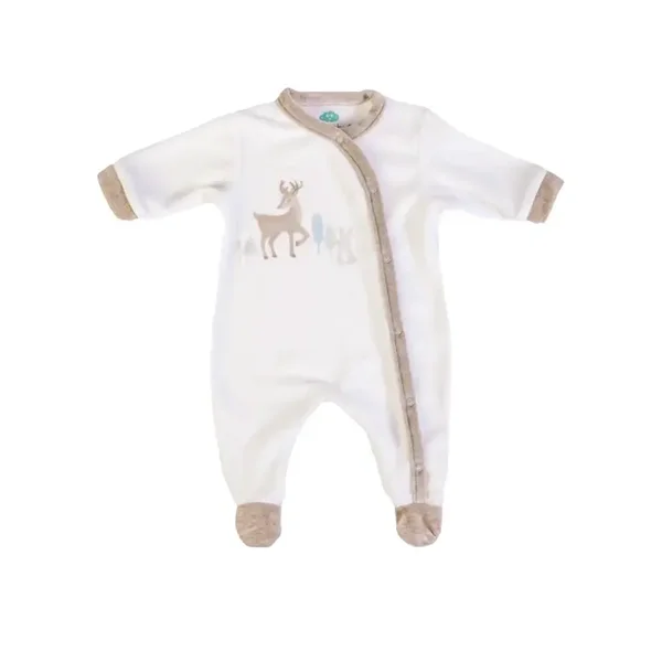 Grenouillère biologique thème animaux de la foret