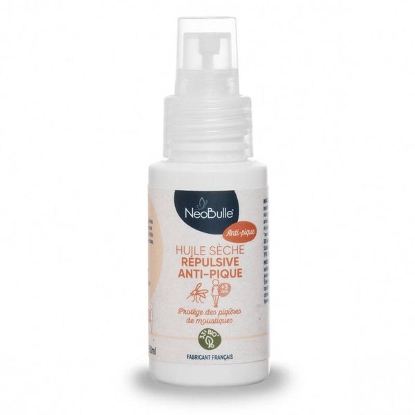 Huile sèche répulsive anti-moustiques 50ml