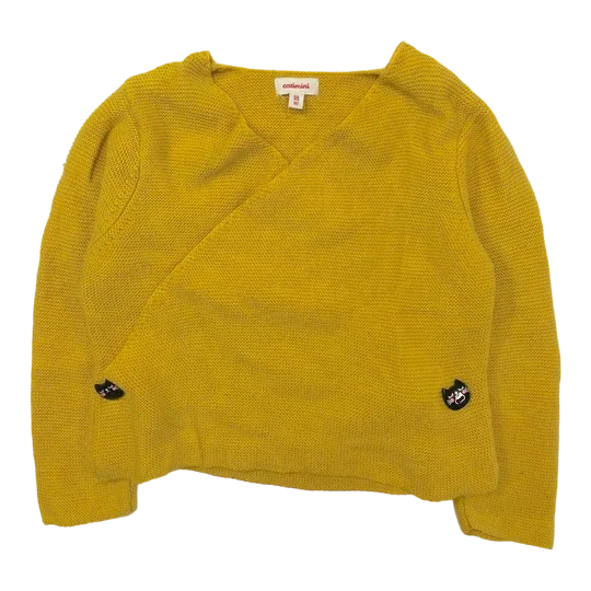 Cardigan cache-cœur jaune 6M - Catimini