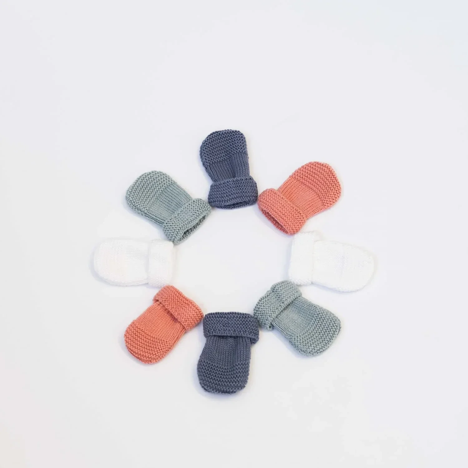 Moufles en coton petit chat - La manufacture de layette