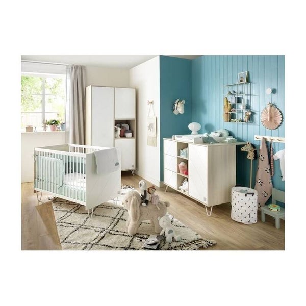 Chambre complète HAPPY + Plan à langer OFFERT - Sauthon