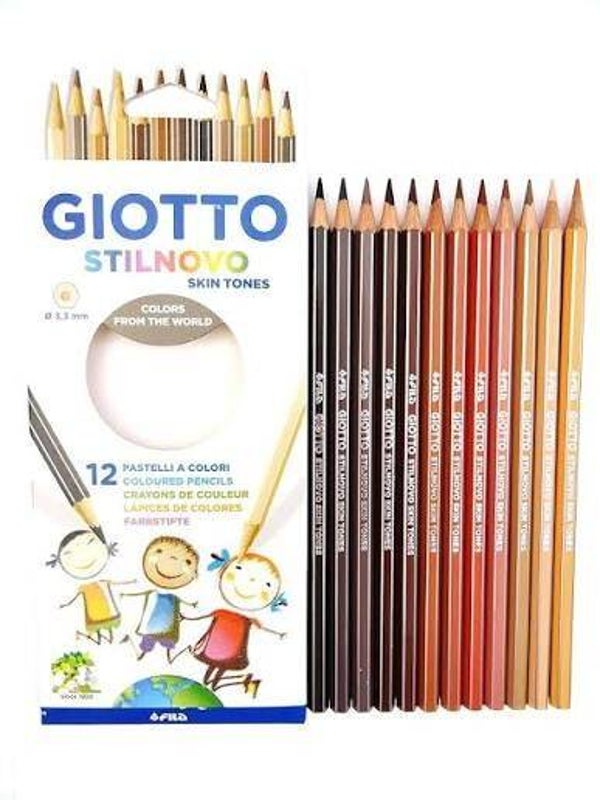 Giotto Stilnovo Skin Tones - 12 huidskleurpotloden