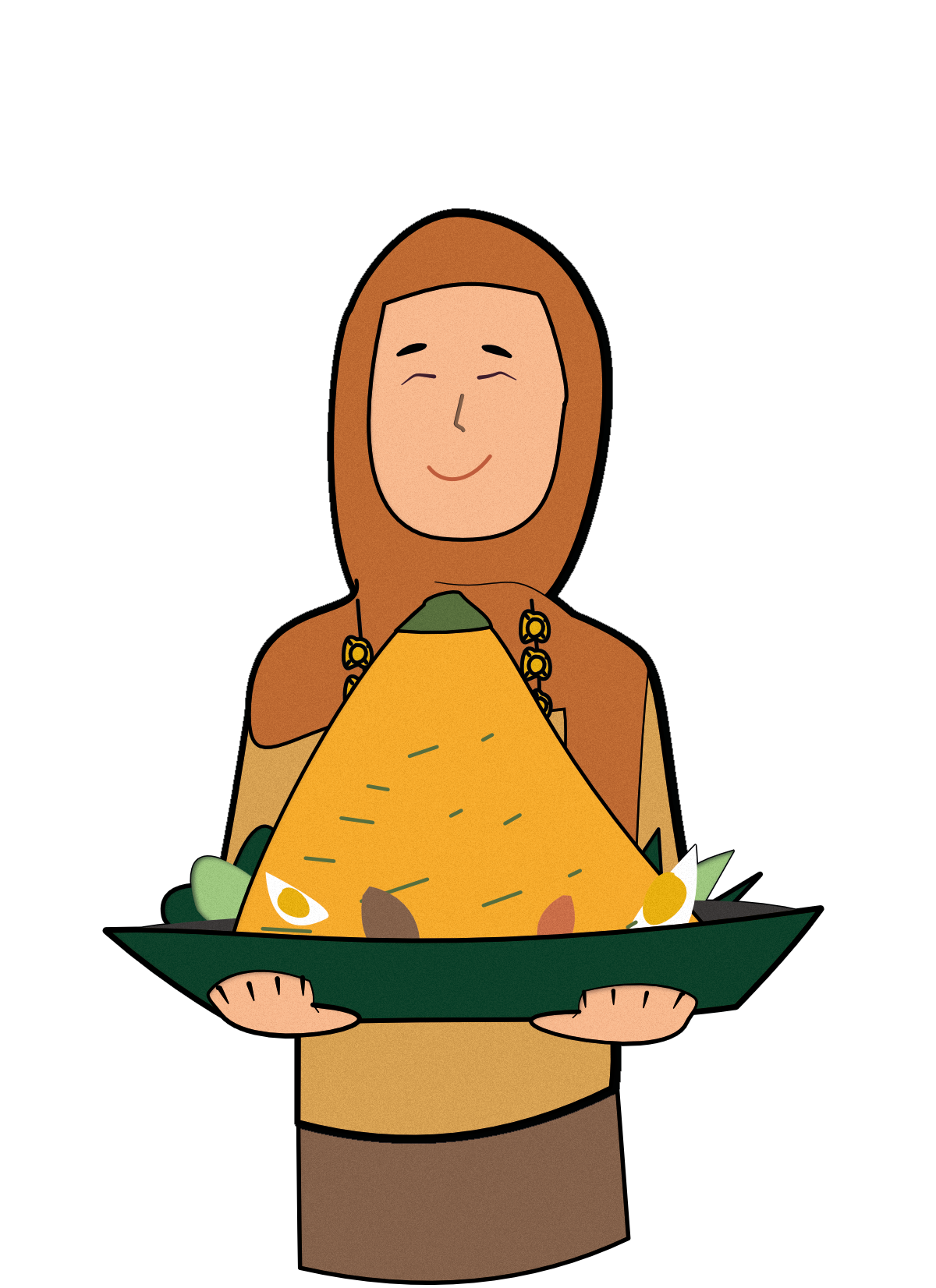 illustratie van Monica van Mamma Mudrikah.nl. gemaakt door Karakterdesign