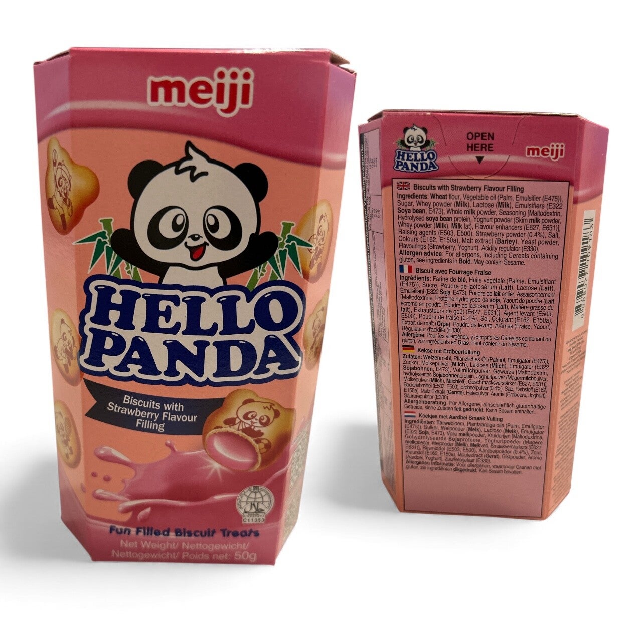 Meiji Strawberry Biscuits 50g