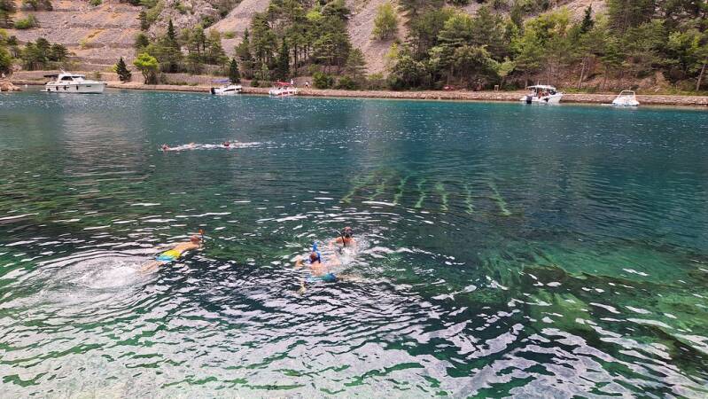 Siebelfähre zum Schnorcheln