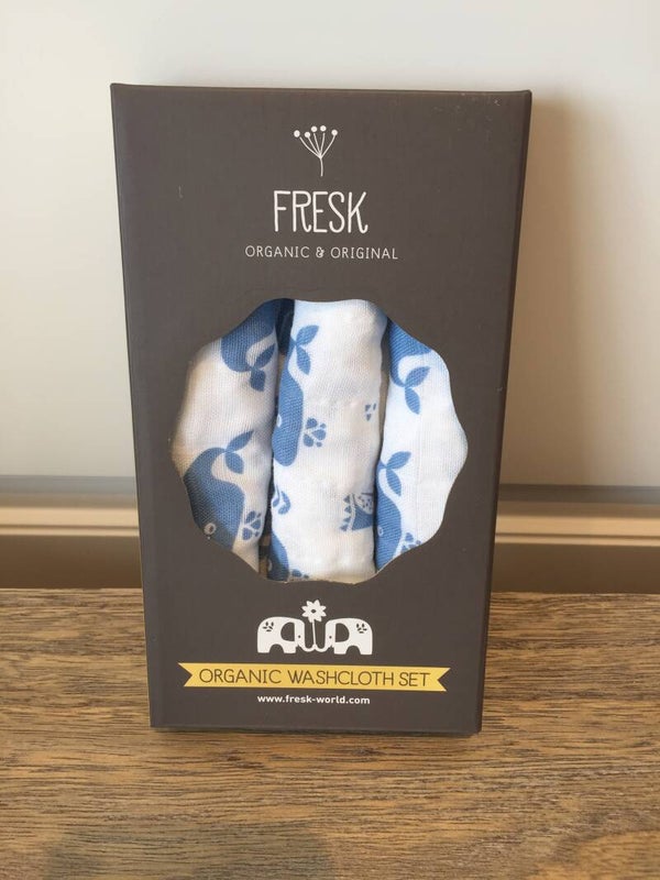 Fresk Washandset Whale
