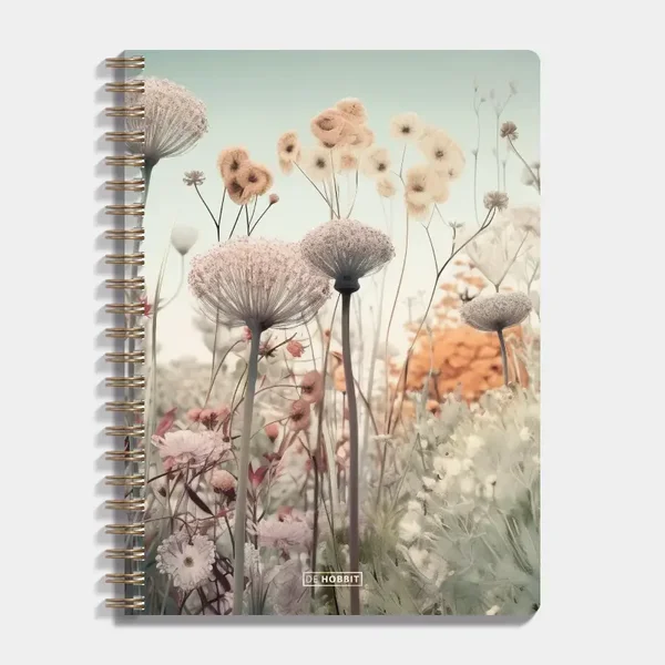Collegeblok A4 - Veldbloemen