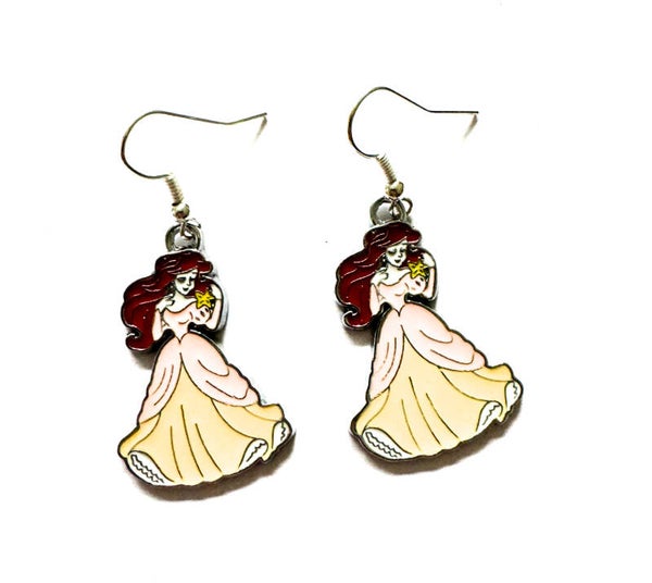 Ariel Character earrings