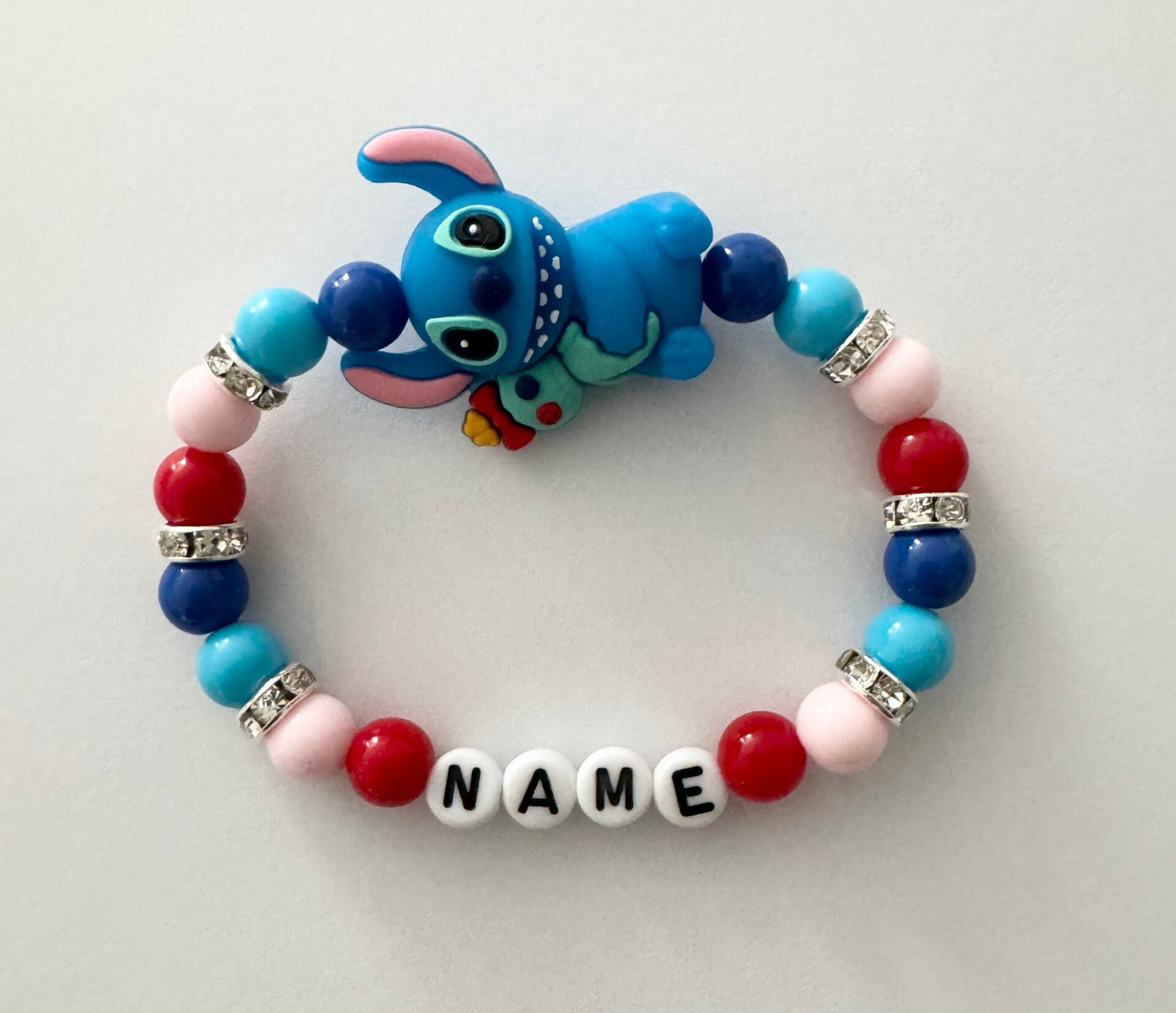 Handmade Personalised Character Stitch Bracelet Design 2