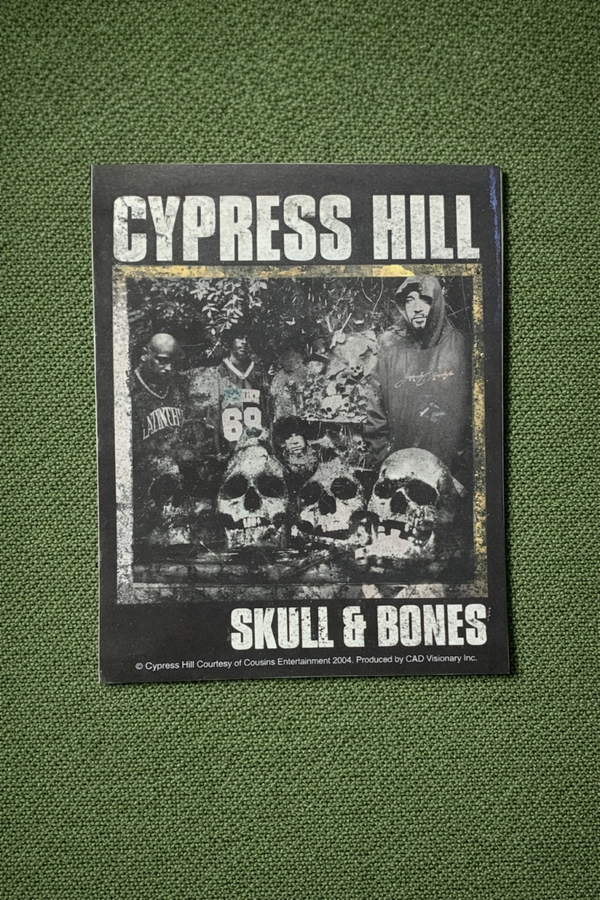 Cypress Hill Skull & Bones Sticker