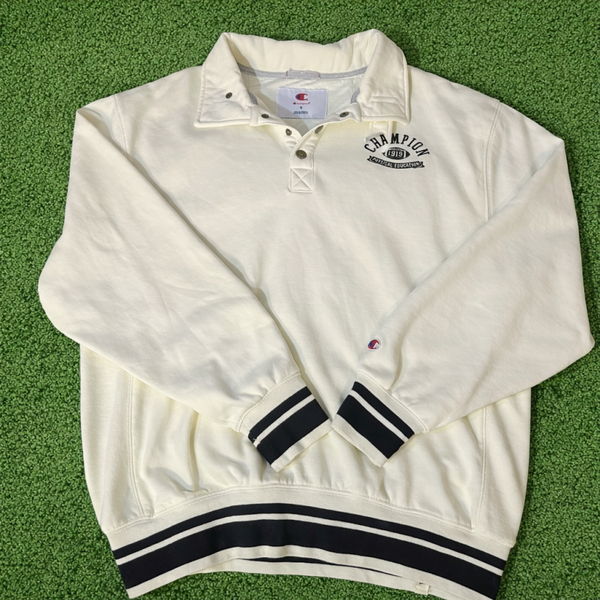 Champion Quarter Snap Pullover (Cream)