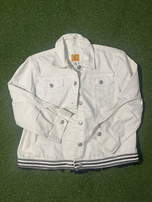Ruby Rd. White Denim Jacket