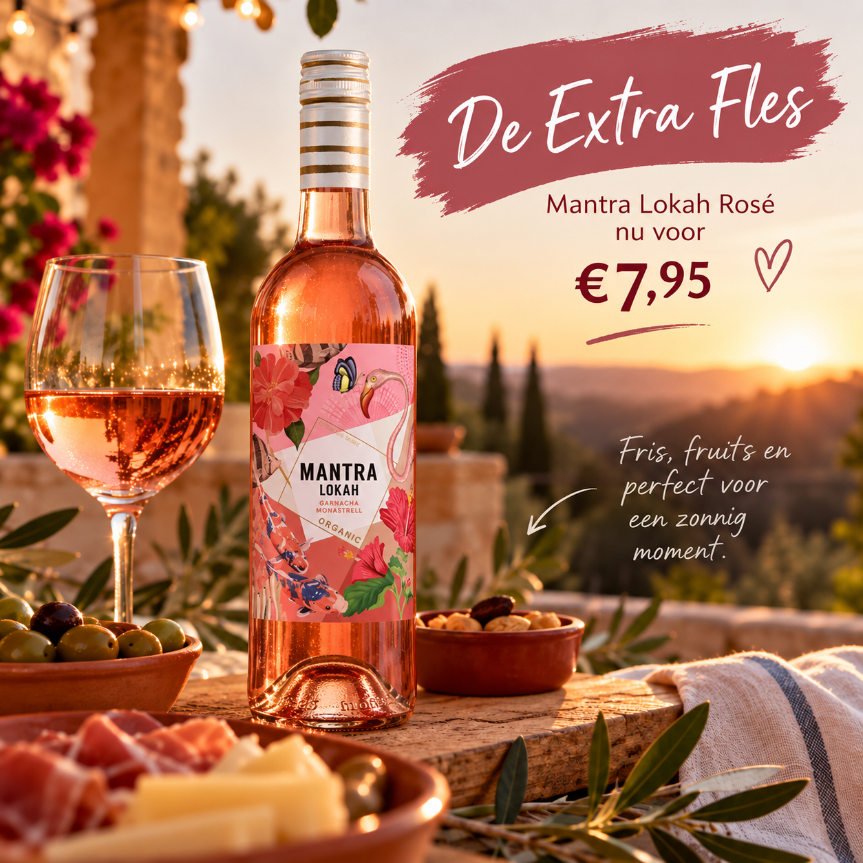 Vooruit, nog eentje extra!  Mantra Lokah Rosé