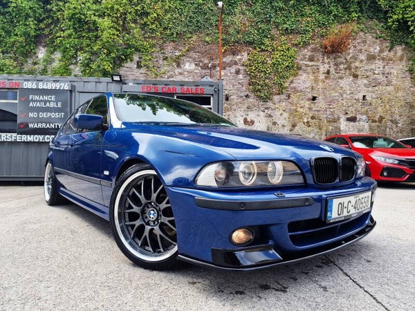 BMW E39 540i M-SPORT TOPAZ BLUE 2001 ONE OWNER