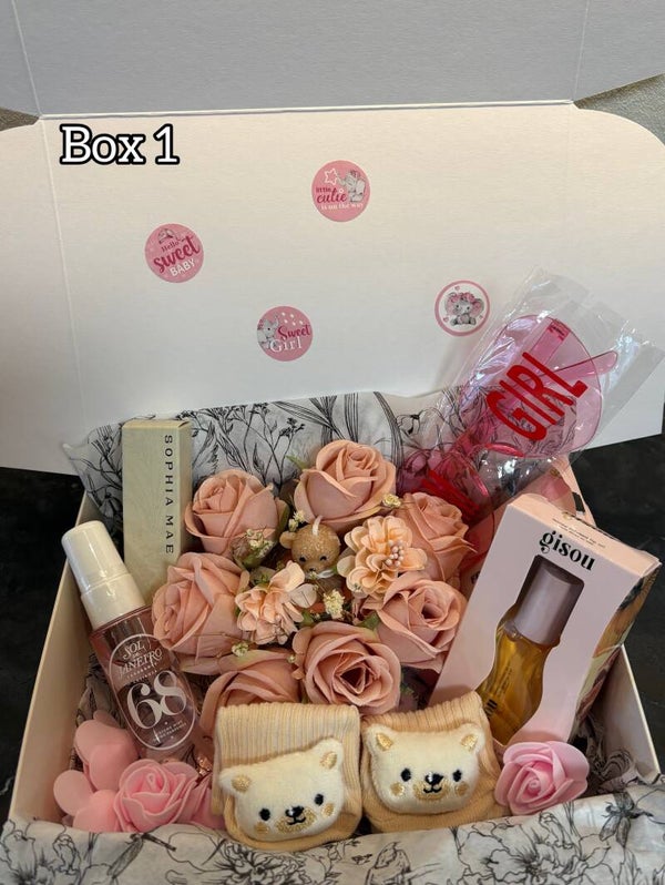 Babyshower Cadeau Box Meisje