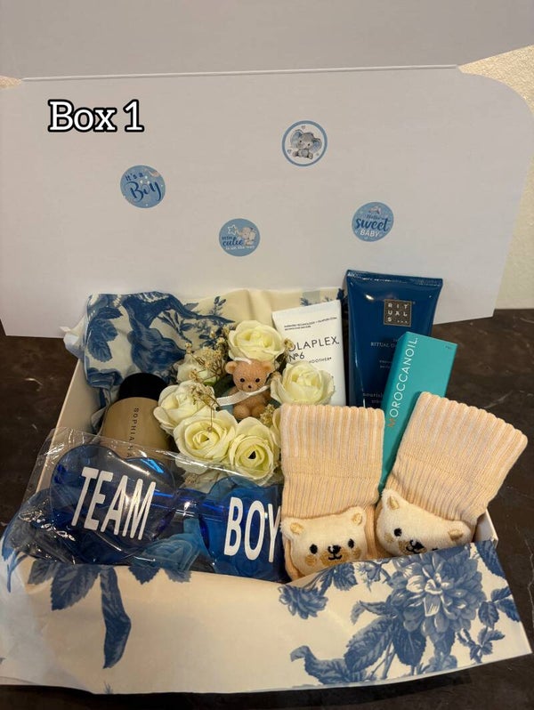 Babyshower Cadeau Box Jongen