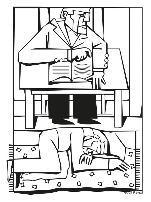 Alla scrivania (sogni d'oro)