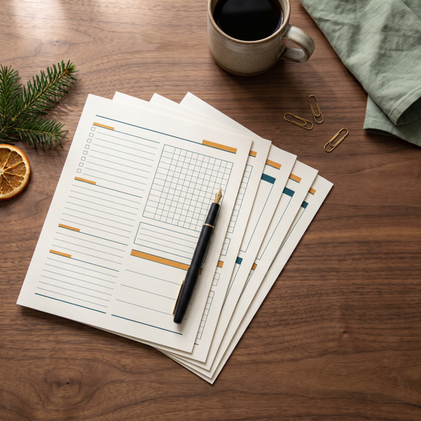 Christmas Planner and Christmas Planner Printable, Gift Tracker & Hosting Playbook, Portion Calculator, Thaw Chart, Christmas Morning Plan, 34 Pages, PDF Playbook
