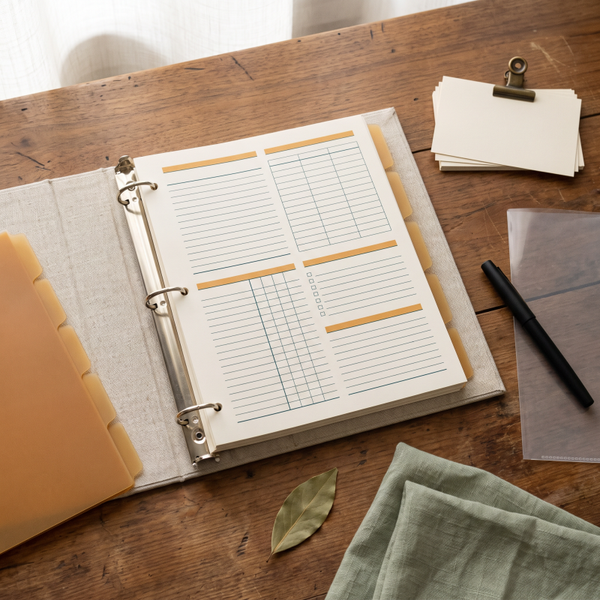 Family Recipe Binder Kit (Atelier)