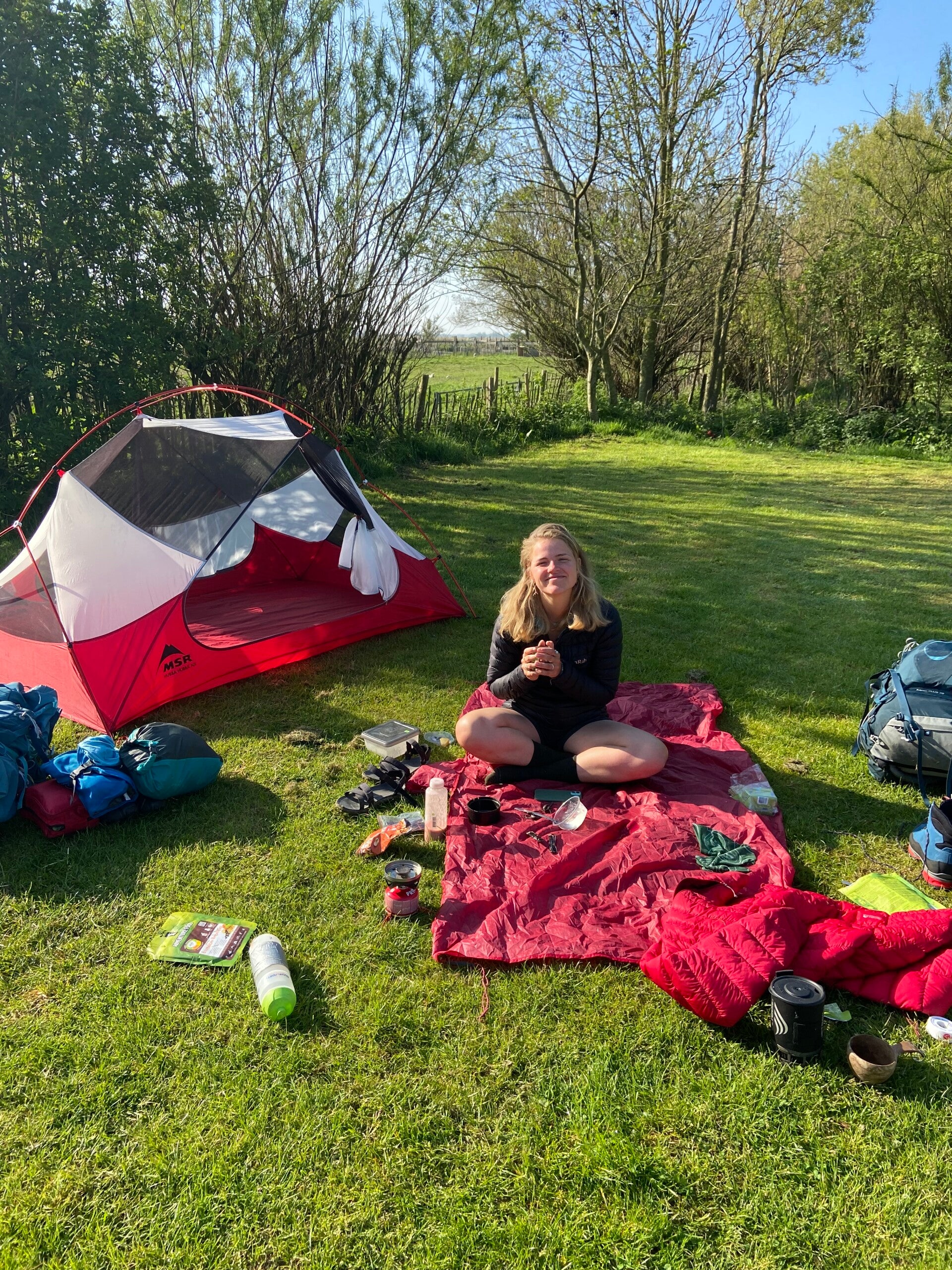 Kamperen tijdens het Via Nomade Kampeerweekend in Drenthe