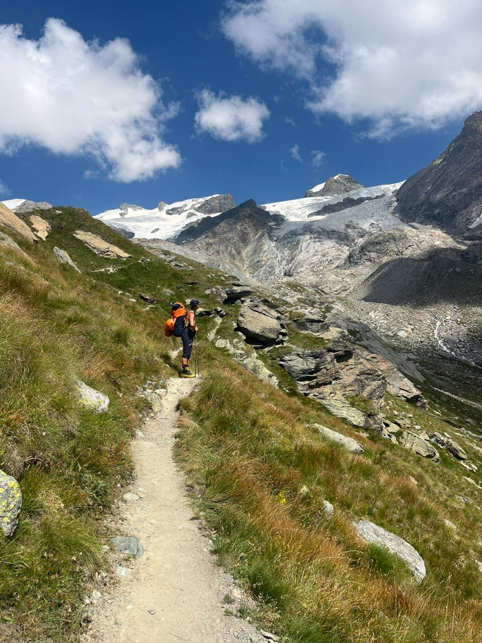 Alpenlandschap van het Aostadal tijdens de beginnersvriendelijke huttentocht (2)
