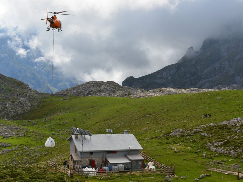 Ruige kalksteentoppen kenmerkend voor het landschap van de Picos de Europa