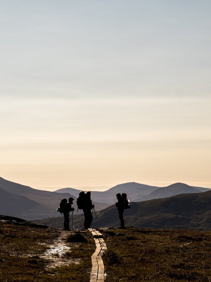 Open fjelllandschap tijdens de zomertrektocht over de Kungsleden (2)
