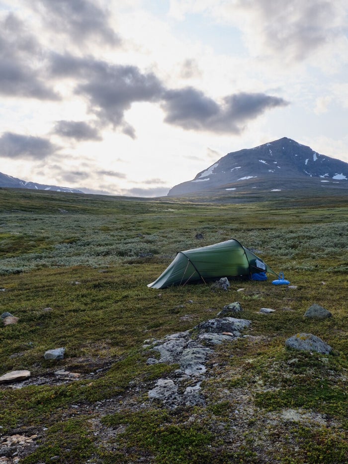 Open fjelllandschap tijdens de zomertrektocht over de Kungsleden