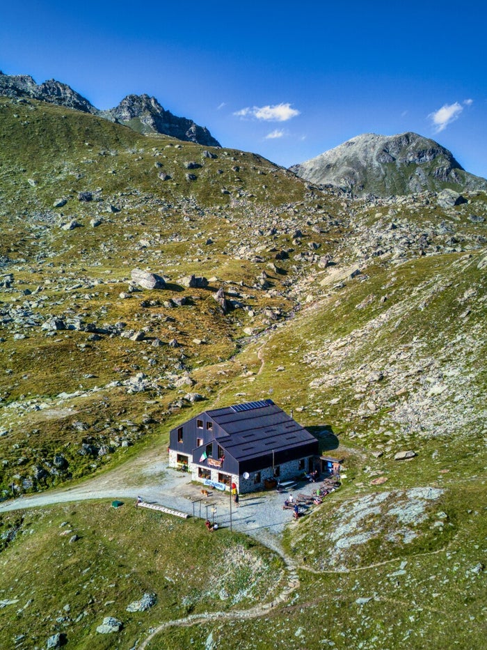 Rifugio Ferraro, overnachtingsplek tijdens dag 4 van de Aosta-beginnerstocht
