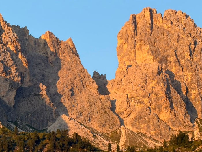 De drie karakteristieke rotstorens van Tre Cime di Lavaredo in de Dolomieten