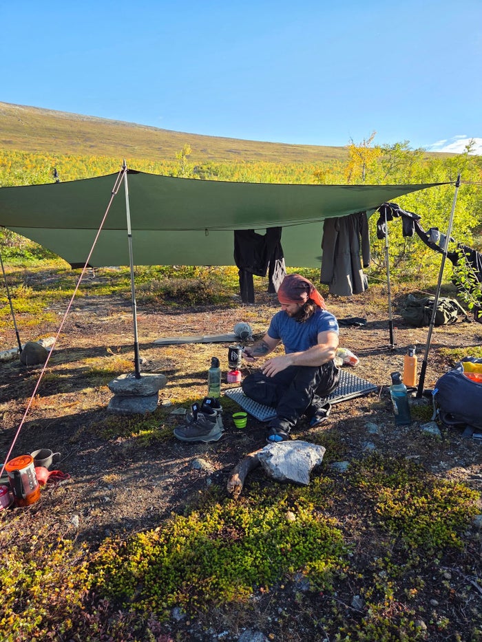 Kamperen op de Kungsleden tijdens groepsreis Via Nomade