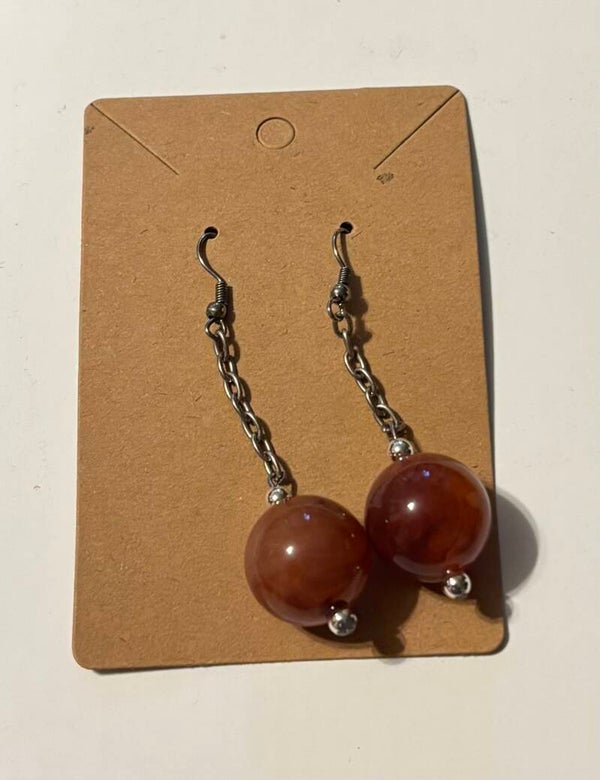 Vintage Dangling Ball Earrings