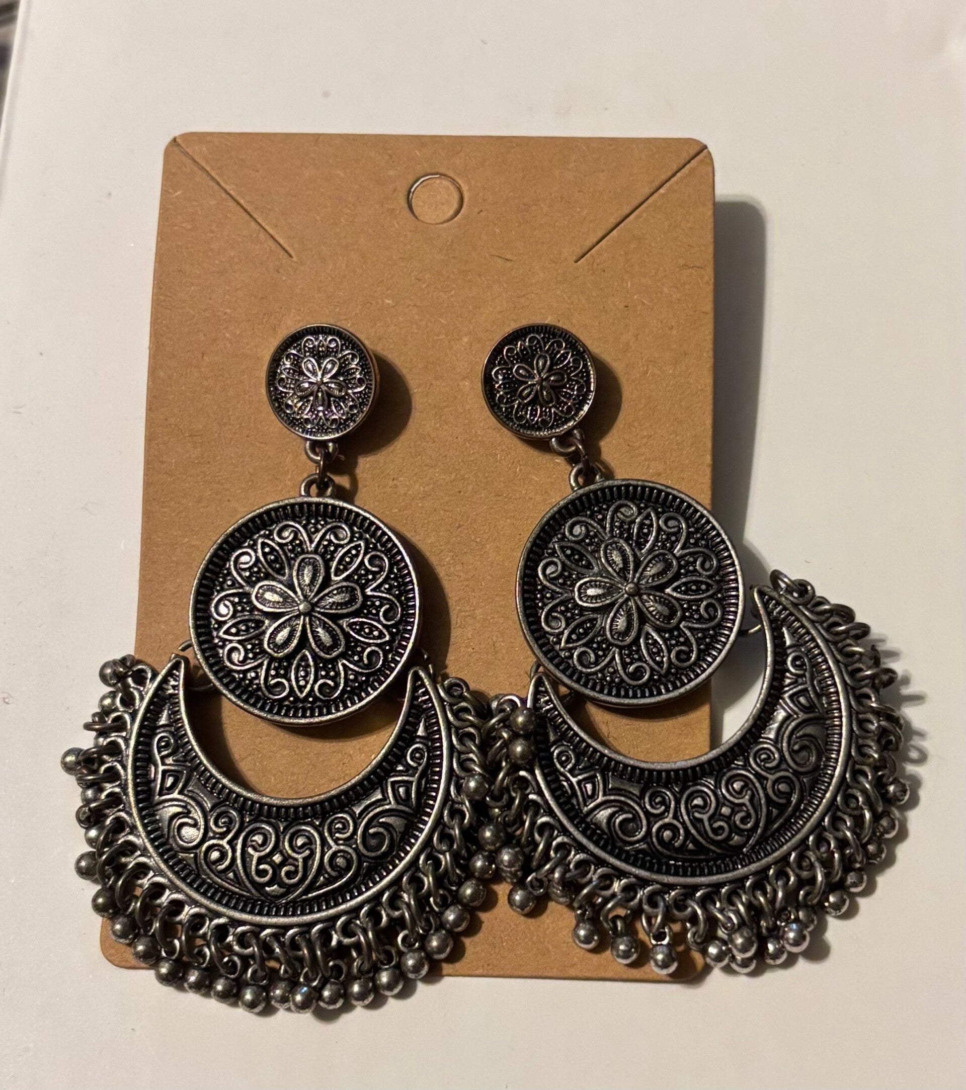 Vintage Large Boho Earrings