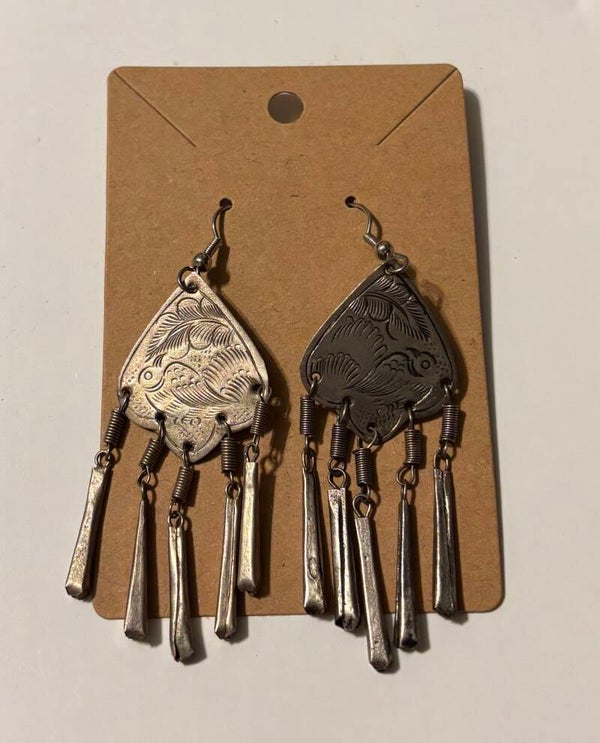 Silvertone Dangling Earrings
