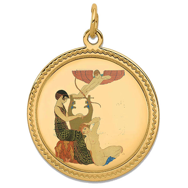 Iconic Gold Pendant VII