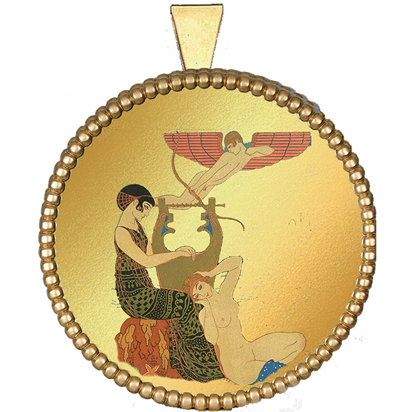 Iconic Gold Pendant VII