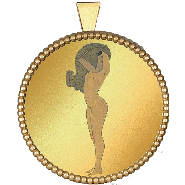 Iconic Gold Pendant VIII