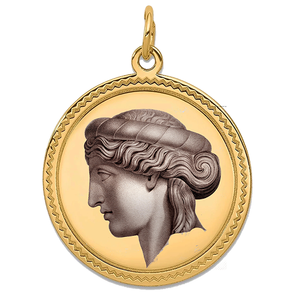 Iconic Gold Pendant IX