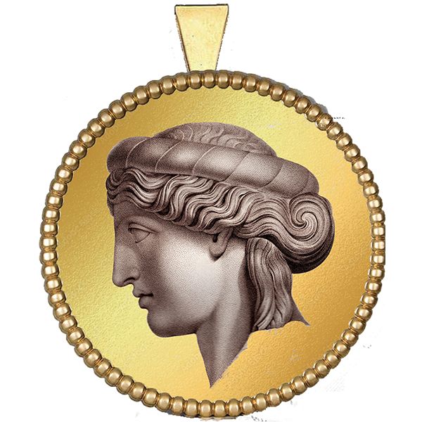 Iconic Gold Pendant IX